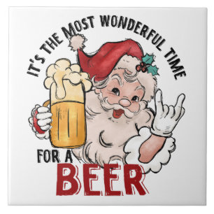 Azulejo De Cerâmica Momento Mais Maravilhoso para uma Cerveja