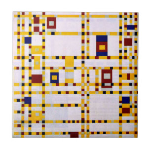 Azulejo De Cerâmica Mondrian - Broadway Boogie Woogie