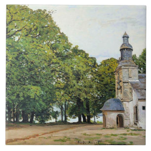 Azulejo De Cerâmica Monet - A obra de arte A Capela Notre-Dame,