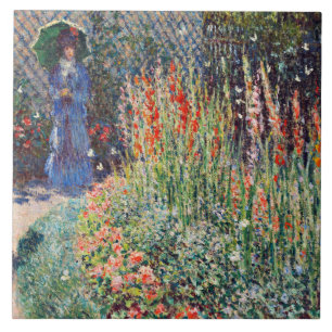 Azulejo De Cerâmica Monet - Cama Flor Arredondada, famosa pintura,