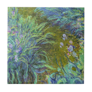 Azulejo De Cerâmica Monet - Caminho através das Íris 02