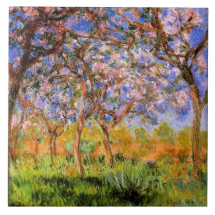 Azulejo De Cerâmica Monet - Giverny na Primavera
