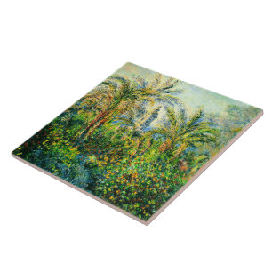 Azulejo De Cerâmica Monet: Jardim em Bordighera, Impressão da Manhã,