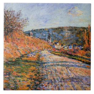 Azulejo De Cerâmica Monet - O Caminho para Vetheuil
