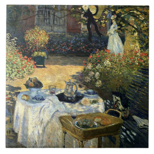 Azulejo De Cerâmica Monet - O Luncheon