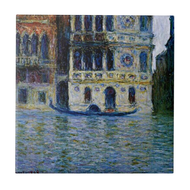 Azulejo De Cerâmica Monet - Palazzo Dario (Frente)