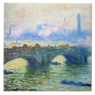 Azulejo De Cerâmica Monet - Ponte de Waterloo, Londres,