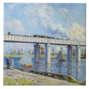 Azulejo De Cerâmica Monet - Ponte ferroviária no Argenteuil