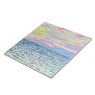 Azulejo De Cerâmica Monet - Sunset em Pourville, belas artes