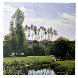 Azulejo De Cerâmica Monet - Vista em Rouelles Le Havre