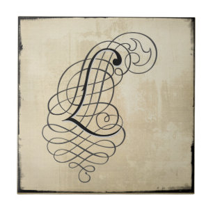 Azulejo De Cerâmica mongram "que eu" telho