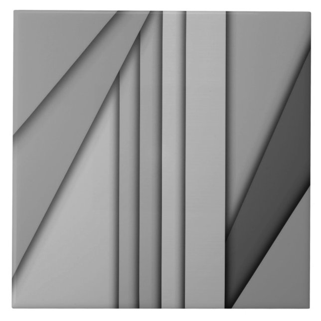 Azulejo De Cerâmica Monocromo Moderno (Frente)