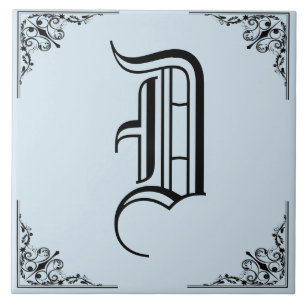 AZULEJO DE CERÂMICA  MONOGRAMA