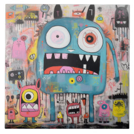 Azulejo De Cerâmica MonsterMosaico