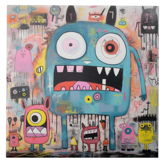 Azulejo De Cerâmica MonsterMosaico (Frente)