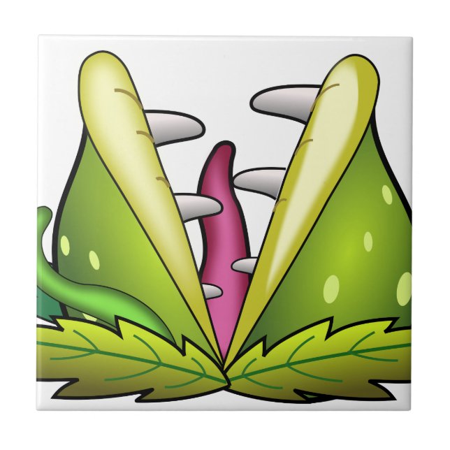 Azulejo De Cerâmica monstro da armadilha de venus (Frente)