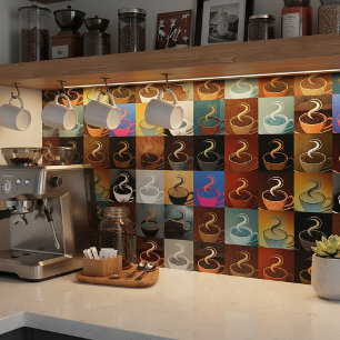 Azulejo De Cerâmica montagem de xícara de café