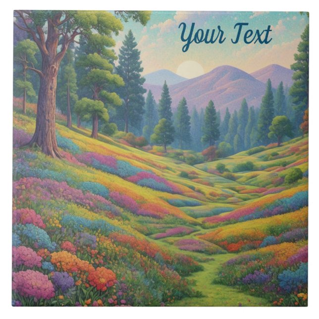 Azulejo De Cerâmica Montanha (Frente)