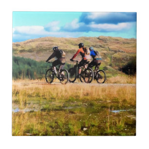 AZULEJO DE CERÂMICA  MONTANHA BIKING