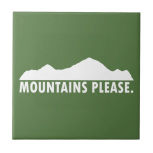 Azulejo De Cerâmica Montanhas por favor