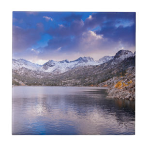 Azulejo De Cerâmica Montanhas Sierra Nevada, Outono, CA