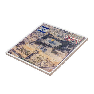 Azulejo De Cerâmica MONTANTE TEMPLE z011, Jerusalém Médio Oriente,