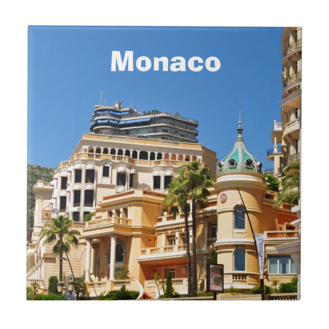 Azulejo De Cerâmica Monte - Carlo em Monaco (Frente)