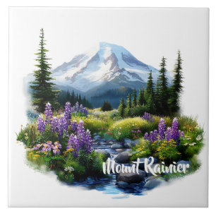 Azulejo De Cerâmica Monte Rainier