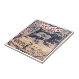 Azulejo De Cerâmica MONTE TEMPLE z008, Israel, Médio Oriente,