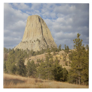 Azulejo De Cerâmica Monumento Nacional Devils Tower