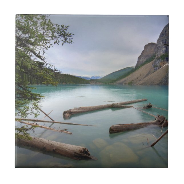 Azulejo De Cerâmica Moraine Lake Canada (Frente)