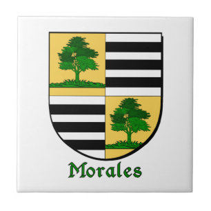 Azulejo De Cerâmica Morales Family Shield