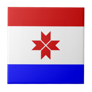 Azulejo De Cerâmica Mordovia Flag