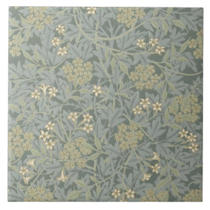 Azulejo De Cerâmica Morris Vine e Jasmine Garden Flower Classic
