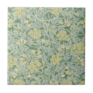 Azulejo De Cerâmica Morris Vine e Jasmine Garden Flower Classic