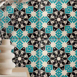 Azulejo De Cerâmica Mosaico branco branco branco caleidoscópico geomét