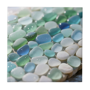Azulejo De Cerâmica Mosaico de Vidro do Mar Ocean Blues Tranquilo