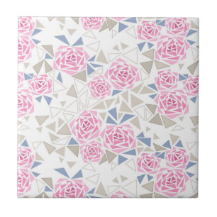 Azulejo De Cerâmica Mosaico, flores