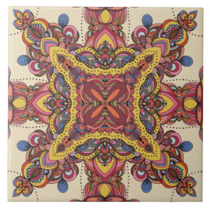 Azulejo De Cerâmica Mosaico Mandela Design nº 5
