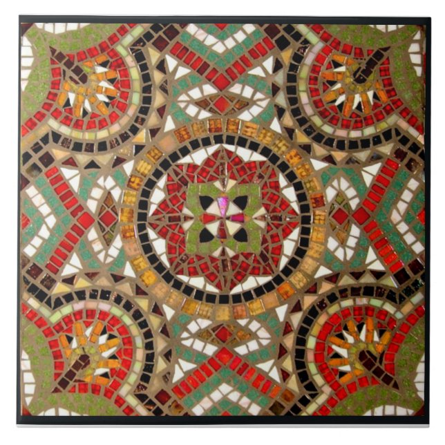 Azulejo De Cerâmica Mosaico Marraquexe (Frente)