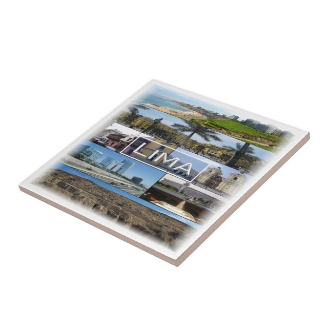 Azulejo De Cerâmica mosaico zPE008 de LIMA no Peru, América, (Lateral)