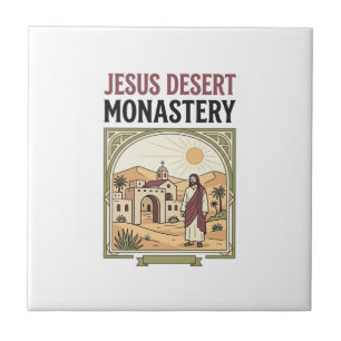 Azulejo De Cerâmica Mosteiro do Deserto de Jesus Mosteiro do Deserto d