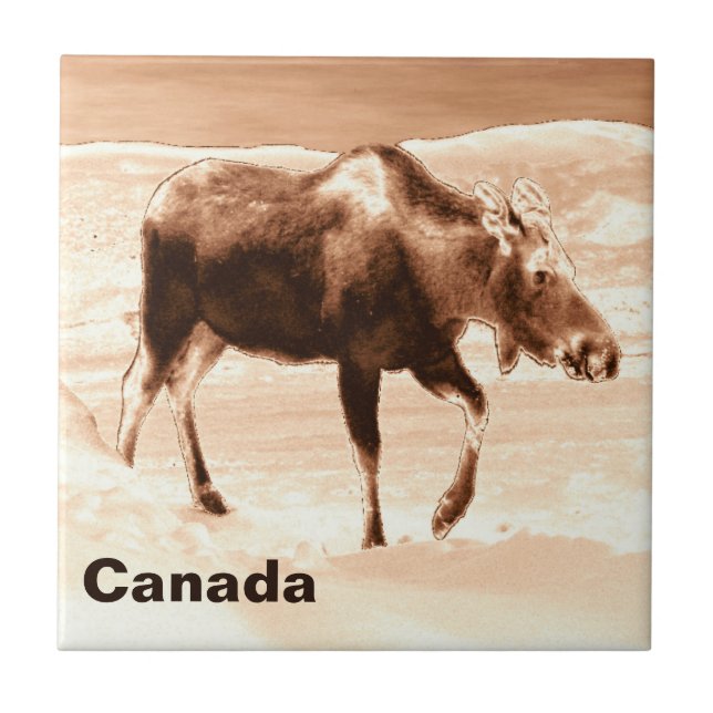 Azulejo De Cerâmica Mosto de chocolate de leite (Frente)