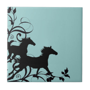 Azulejo De Cerâmica Mostrar Cavalo