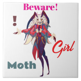 Azulejo De Cerâmica Moth girl anime