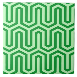 Azulejo De Cerâmica Motif deco egípcio - jade verde