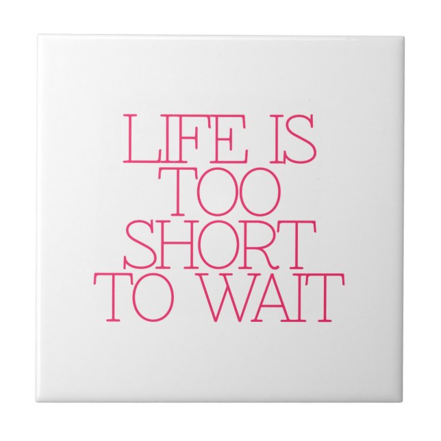 Azulejo De Cerâmica Motivação, inspiração, palavras da sabedoria. (Frente)