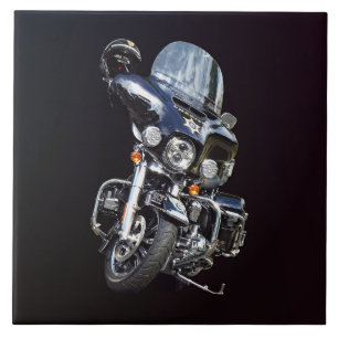 Azulejo De Cerâmica Motocicleta do xerife