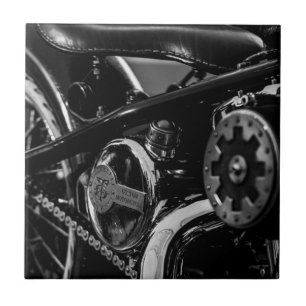 Azulejo De Cerâmica Motocicleta Motoqueiro Ciclomotorista Passeio Pilo