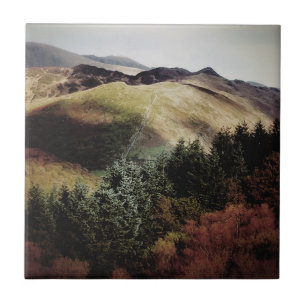 AZULEJO DE CERÂMICA MOUNTAIN VIEWS OF WALES